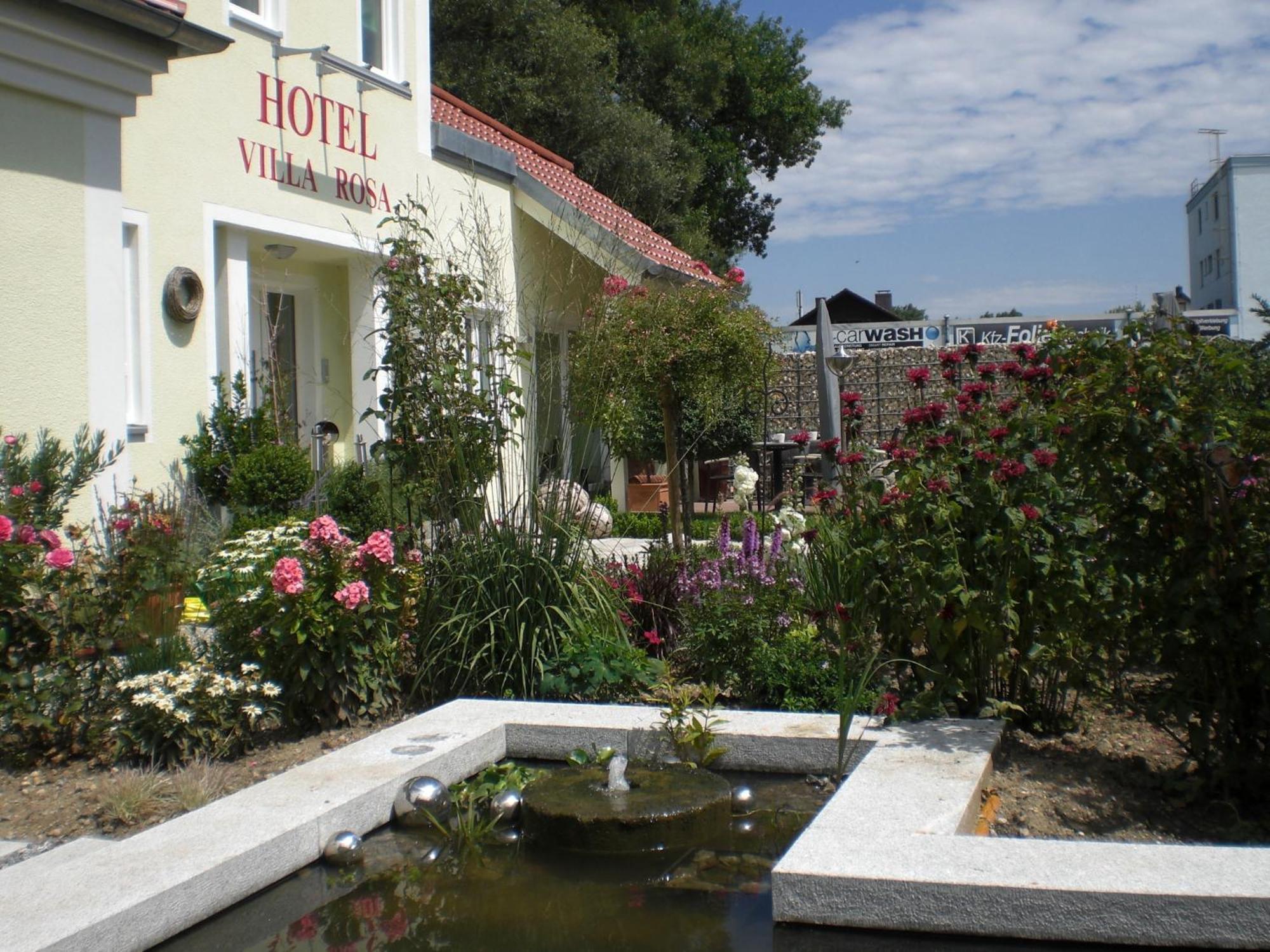 Hotel Villa Rosa Allershausen Exterior foto