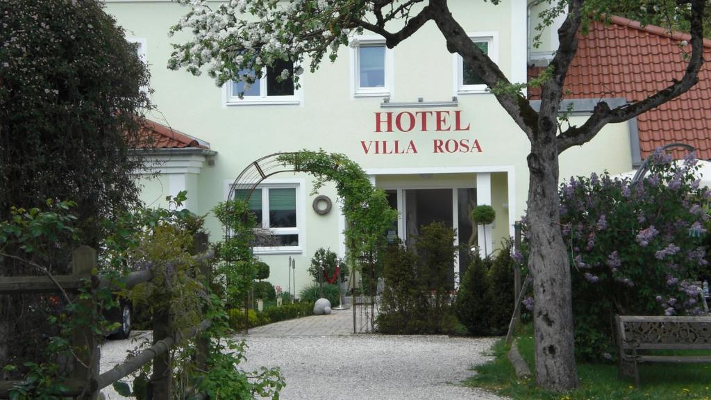Hotel Villa Rosa Allershausen Exterior foto
